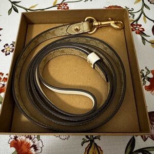 Coach Brown Leather Dog Leash